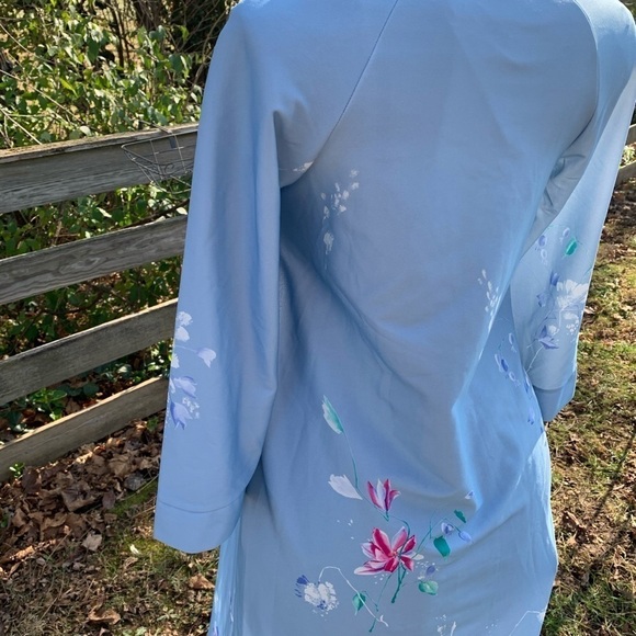 Vintage House Dress Loungeware Caftan Sleeves Gown - Picture 7 of 9